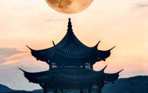 台风过后中秋思亲