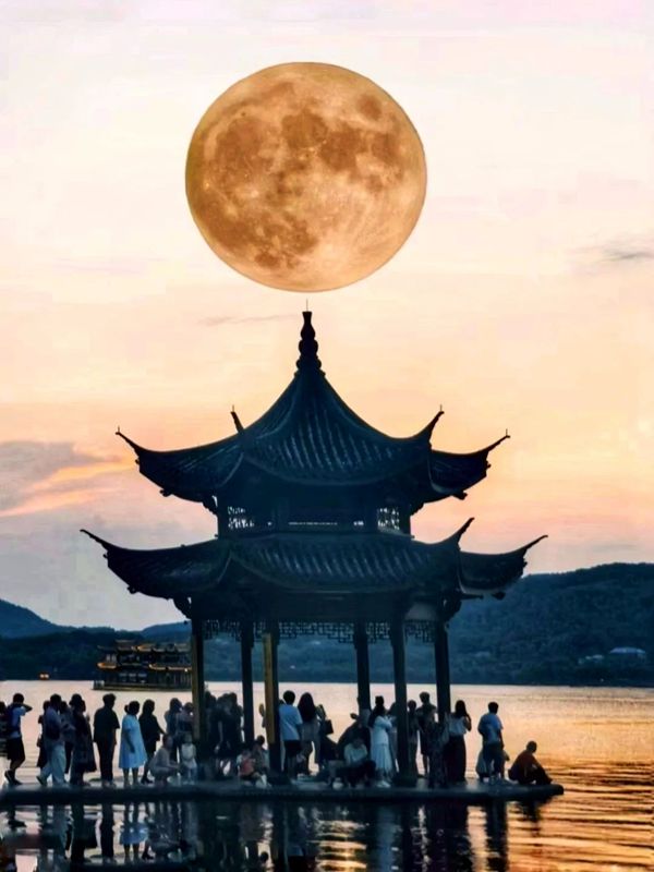 台风过后中秋思亲